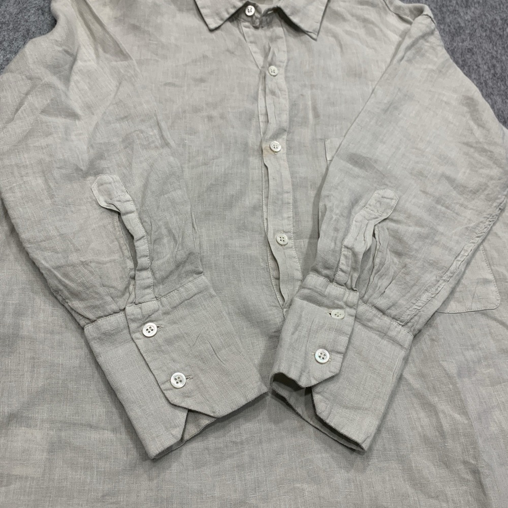 Barena Venezia Women's 100% Linen Shirt RELAXED FIT (ITALY Size 38) Size US 2 - Picture 7 of 15
